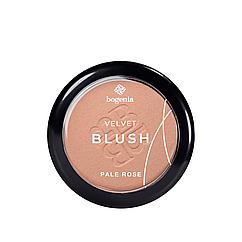 Рум'яна для обличчя Bogenia Blush компактні № 001 матові Velvet Pale Rose