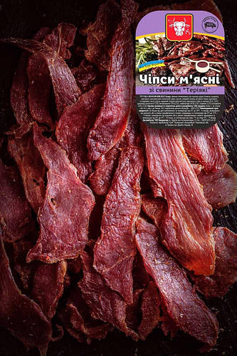 Мясные чипсы из свинины "Терияки" 500г (ID#2087486938), цена: 420 ...