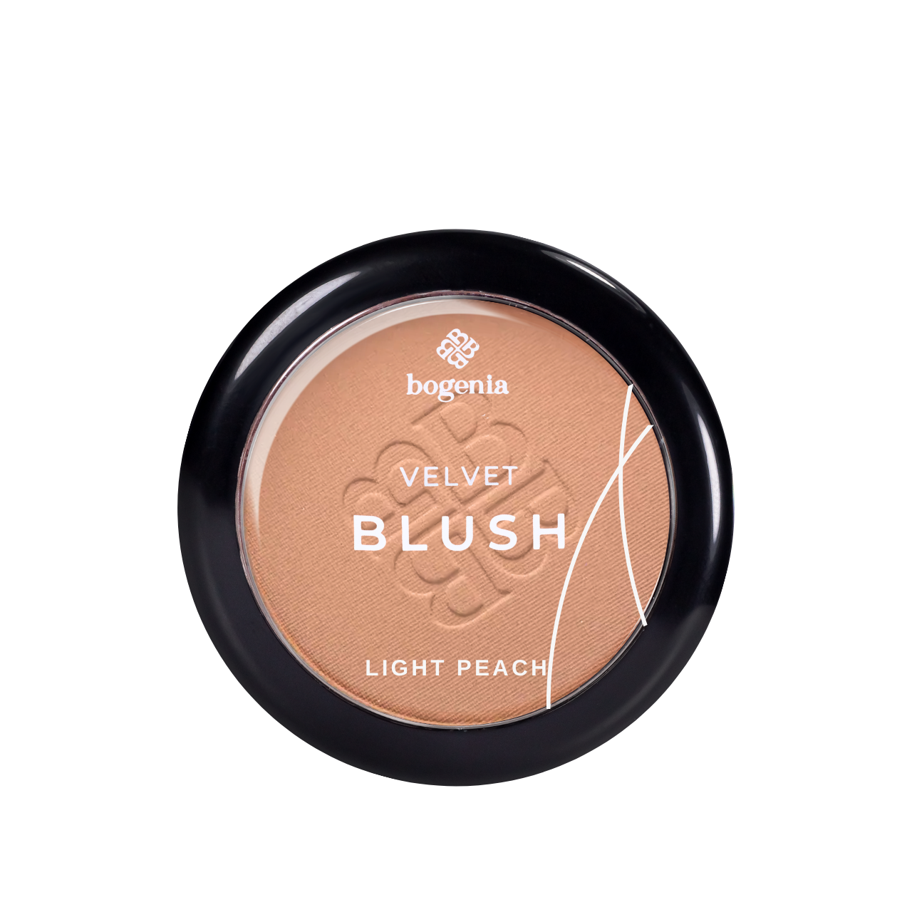 Рум'яна для обличчя Bogenia Blush компактні №003 Velvet Light Peach