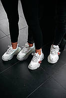 Кроссовки, кеды отличное качество Balenciaga Triple S Clear Sole White Размер 39