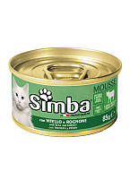 Влажный корм Simba Cat корм для котов c телятиной, 85 г