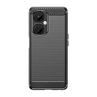 Противоударный чехол бампер для Oppo A78 4G iPaky Carbon Fiber Black (Черный)