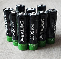 Аккумулятор 18650 Li-Ion X-BALOG 2500 mah. Реальная емкость.