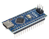 Nano 3.0 контролер Type-C Arduino CH340 Driver 16Mhz ATMEGA328P пропаяний