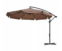 Зонт садовый угловой с наклоном Avko Garden коричневый 3 метра