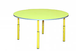 Стіл дитячий регульований круглий