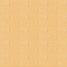 Самоклеюча 3D панель в рулоні 19600x700x3мм Бежева Цегла (R009-3-20) SW-00001195, фото 2