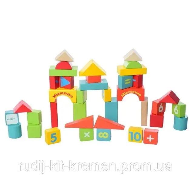 Детские деревянные игрушки "Городок 2", в сумке - фото 2 - id-p2087498246