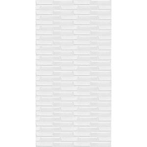 Самоклеюча 3D панель 3080x700x5мм Біла Кладка SW-00001759