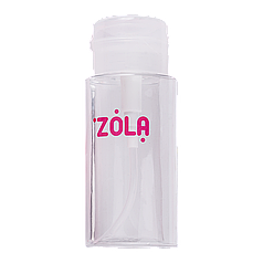 Zola ємність пластикова для рідини з помпою-дозатором (прозора)