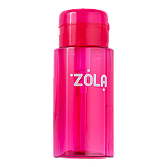 Zola ємність пластикова для рідини з помпою-дозатором рожева