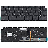 Клавиатура для ноутбука DELL (Vostro: 3510, 3520) rus, black, подсветка клавиш, без фрейма