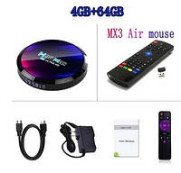 Смарт-ТВ-приставка TV Box H96MAX RK3528 — Android 13 — 4/32 + MX3 Air mouse (Копувати)