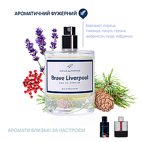 Духи мужские Brave Liverpool ( Sauvage,саваж )AVENUE des PARFUMS парфюм ALL 3