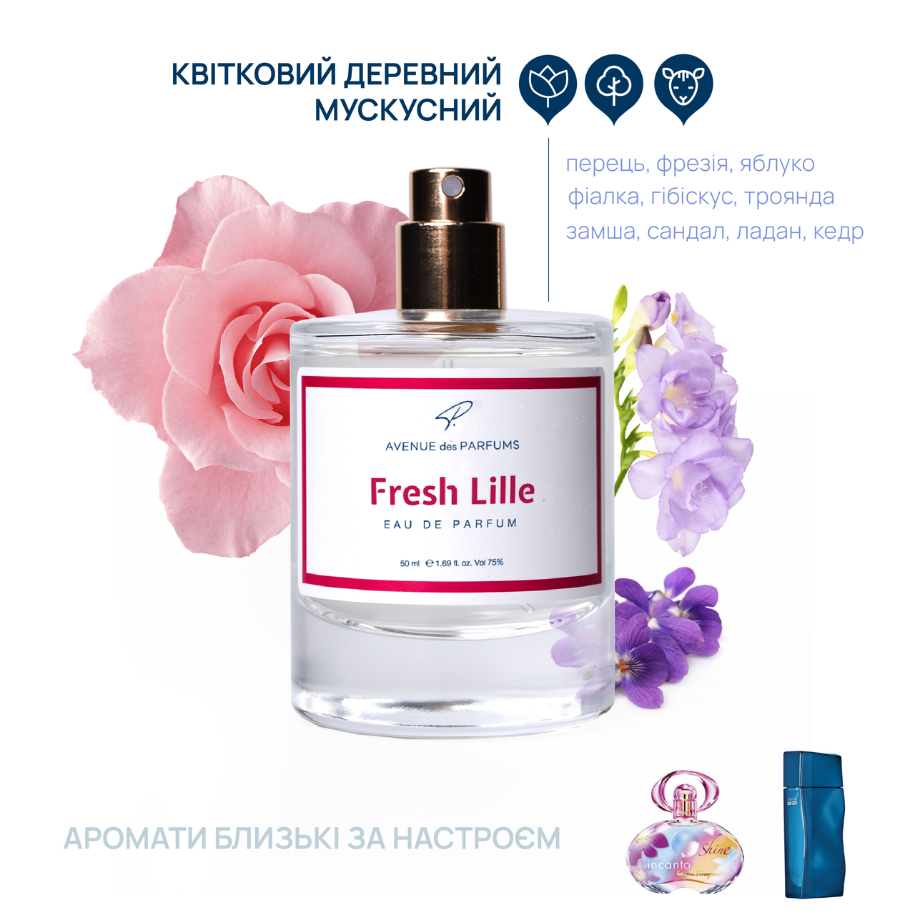 Духи Fresh Lille ( Incanto Shine, инканто шайн) женская парфюмерия AVENUE des PARFUMS парфюм ALL 16