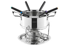 Набір для фондю Ardesto, неірж. сталь, 10 предметів