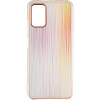Rainbow Silicone Case Samsung A025 (A02s) Pink