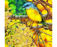 Схема для вишивання бісером POINT ART Лимонна птах, розмір 30х30 см, арт. 1203