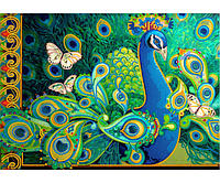 Схема для вишивання бісером POINT ART Павич, розмір 35х25 см, арт. 1279