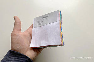 Зразки сатину однотонного