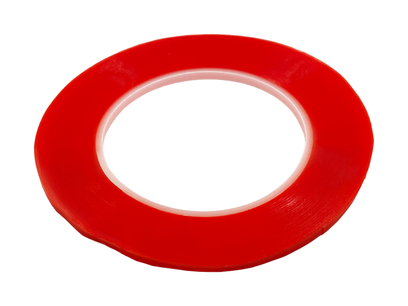 Клейка двостороння стрічка 4 мм 25 м Прозора