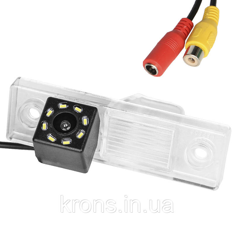 Автомобільна камера заднього огляду Chevrolet Cruze 2008+ Aveo 2011+ Captiva 2006+ (4049), фото 1