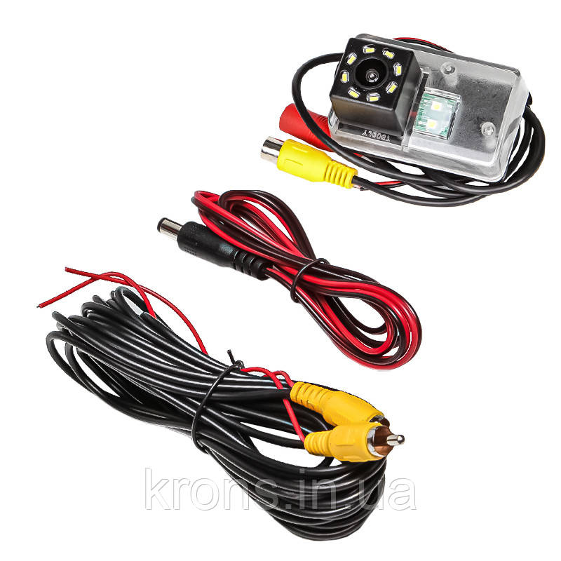 Автомобільна камера заднього огляду Peugeot 206 207 306 307 307 308 406 407 5008 Partner (3183), фото 1