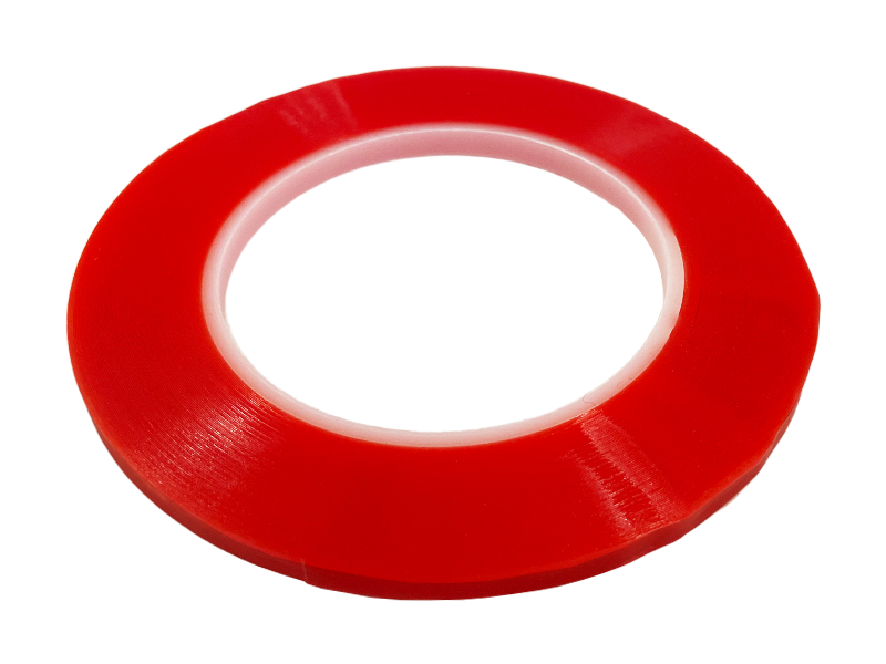 Клейка двостороння стрічка 6 мм 25 м Прозора