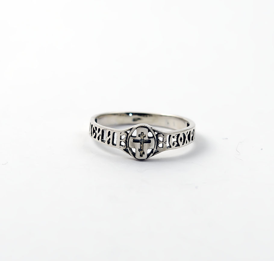 Кільце Врятуй і збереже зі срібла 925 проби, магазин Myuvelir, фото 1