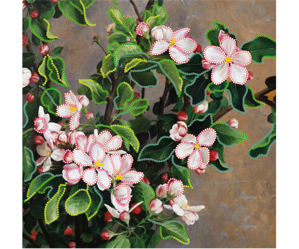 Схема для вишивання бісером POINT ART Яблуня, розмір 25х24 см, арт. 1237, фото 1