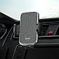 Тримач для телефону в повітропровід для авто Hoco Polaris Push-type air outlet Car holder (4.5" - 6.7"). Black, фото 7