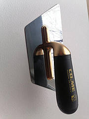 Кельма з дерев'яною ручкою CO.ME Limited Edition goldened aluminium (240*100 mm)
