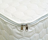 Чохол вологонепроникний захисний на матрац Point Art AquaStop на блискавці білий 160х200 см, фото 2