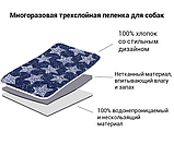 Багаторазова пелюшка для собак AquaStop арт. 2, розмір 100х200 см, фото 3