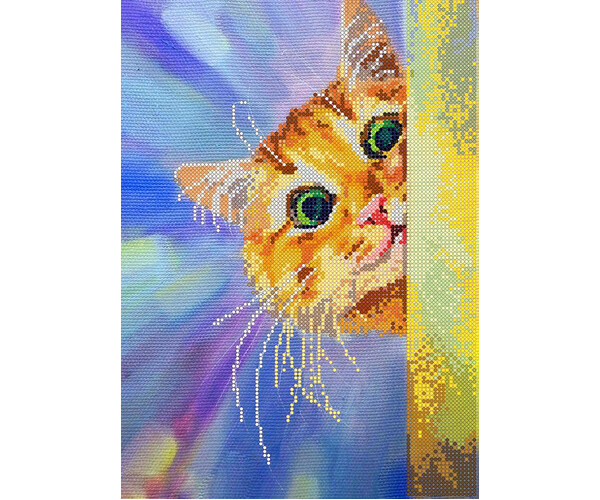 Схема для вишивання бісером POINT ART Де моя сметана, розмір 20х28 см, арт. 1769, фото 1