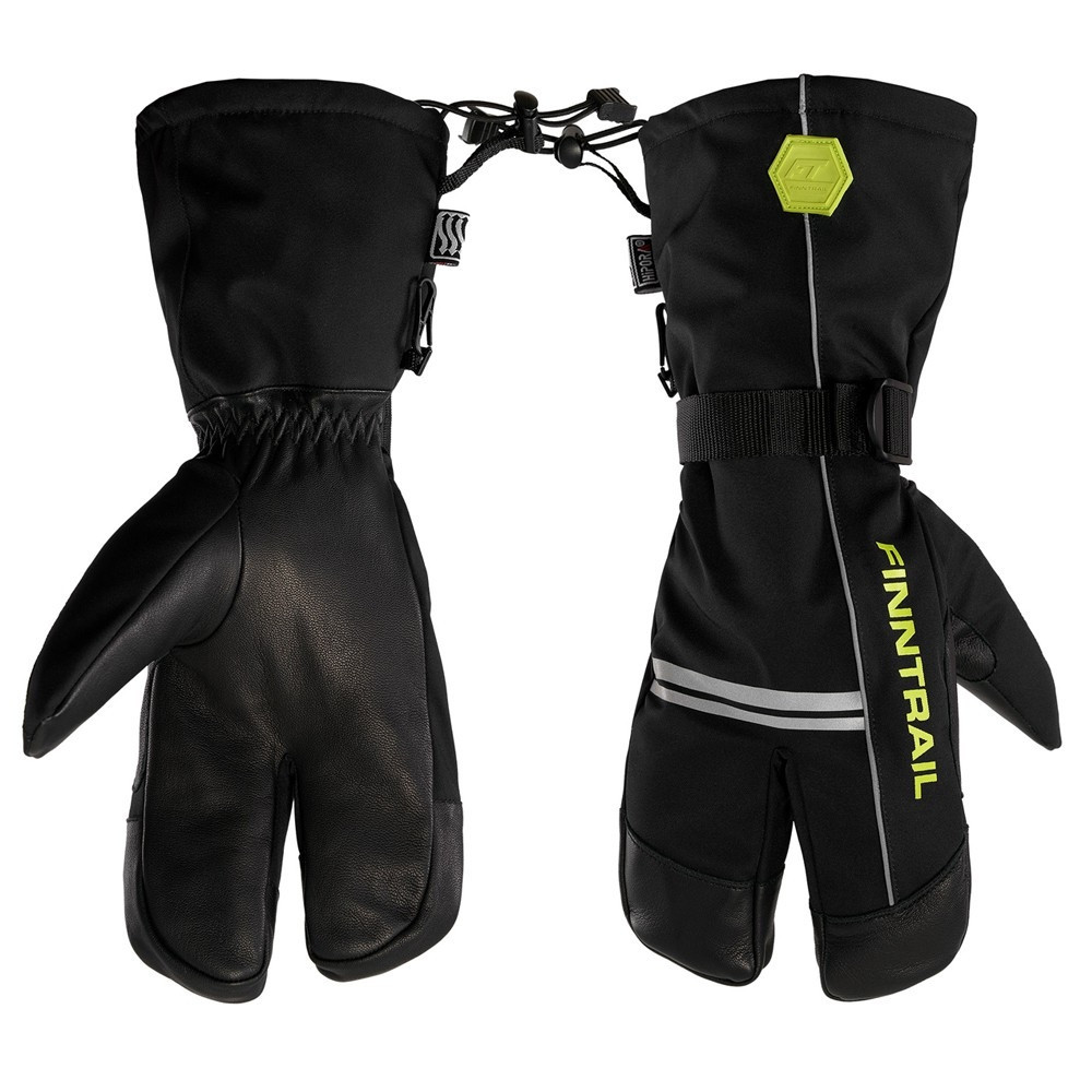 РУКАВИЧКИ FINNTRAIL LOBSTER КОЛІР GRAPHITEYELLOW, фото 1
