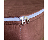 Чохол вологонепроникний захисний на матрац Point Art AquaStop на блискавці коричневий 120х200 см, фото 3