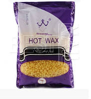 Воск в гранулах Konsung Hot Wax Beans 500гр аромат Мёд для депиляции для воскоплава пленочный воск гранулы