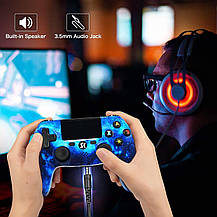 Геймпад Бездротовий контролер для PS4, високопродуктивний ігровий контролер серії Blu, Amazon, Німеччина, фото 3
