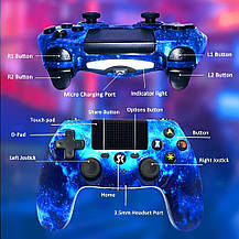 Геймпад Бездротовий контролер для PS4, високопродуктивний ігровий контролер серії Blu, Amazon, Німеччина, фото 2