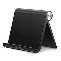 Настільна підставка для планшета та телефона Ugreen Multi-Angle Adjustable Portable Stand (чорна) LP115