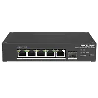 Комутатор 4 порти керований Hikvision DS-3T1306P-SI/HS PoE