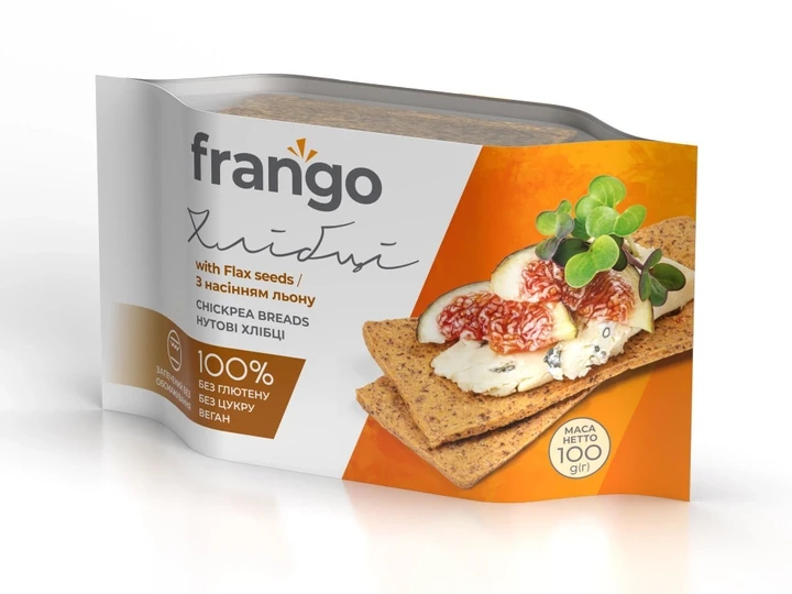 Хлібці нутові з кмином Frango, 100 г