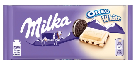 Milka Oreo White 100g 1/22, фото 1