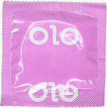 Презервативи OLO Ultrathin Oral Sex Ультратонкі Полуниця 10 шт, фото 2
