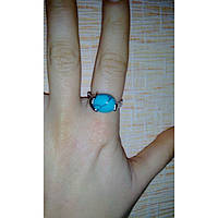 Жіноче кільце з бірюзою в серебрі