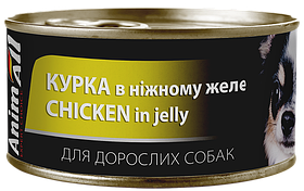 AnimAll Chicken in jelly вологий корм для собак КУРКА в желе,85г