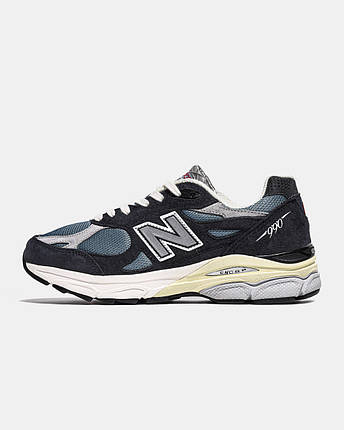 Жіночі Кросівки New Balance 990TE3 Blue Black / Нью Беланс 990ТЕ3 Сині з Чорним, фото 1
