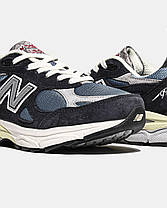 Жіночі Кросівки New Balance 990TE3 Blue Black / Нью Беланс 990ТЕ3 Сині з Чорним, фото 5