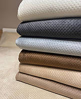 Велюрове стьобане покривало 220*240 (різні кольори)